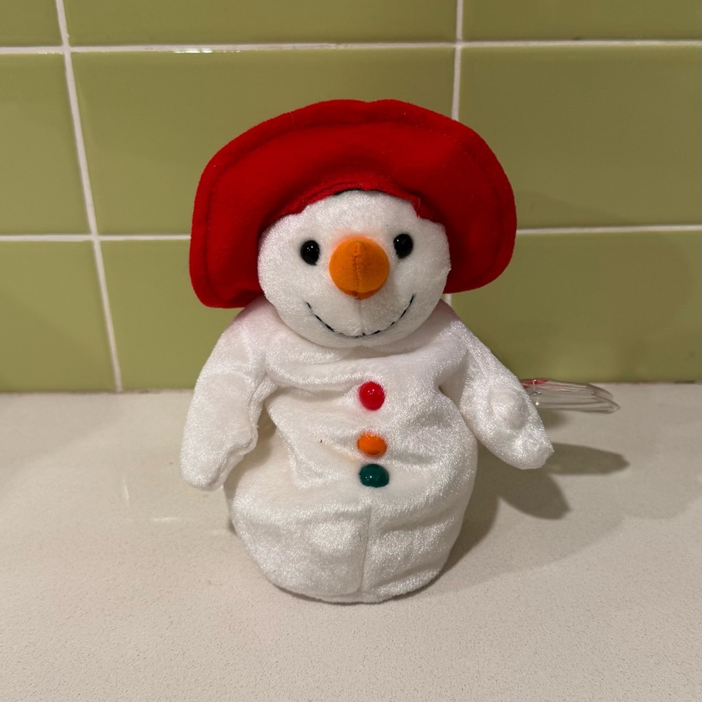 2003 Ty Beanie Baby named "Chillin'" the Snowman